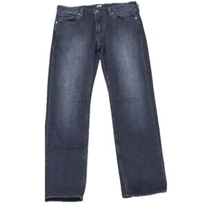 👖🖤 PAIGE Lennox Slim Straight Stretch Jeans | Black | Men’s 29W / 27L